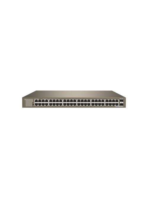TENDA TEG1050F 48 Port 10/100/1000 Mbps + 2 Port SFP Switch Çelik Kasa Rack Mount